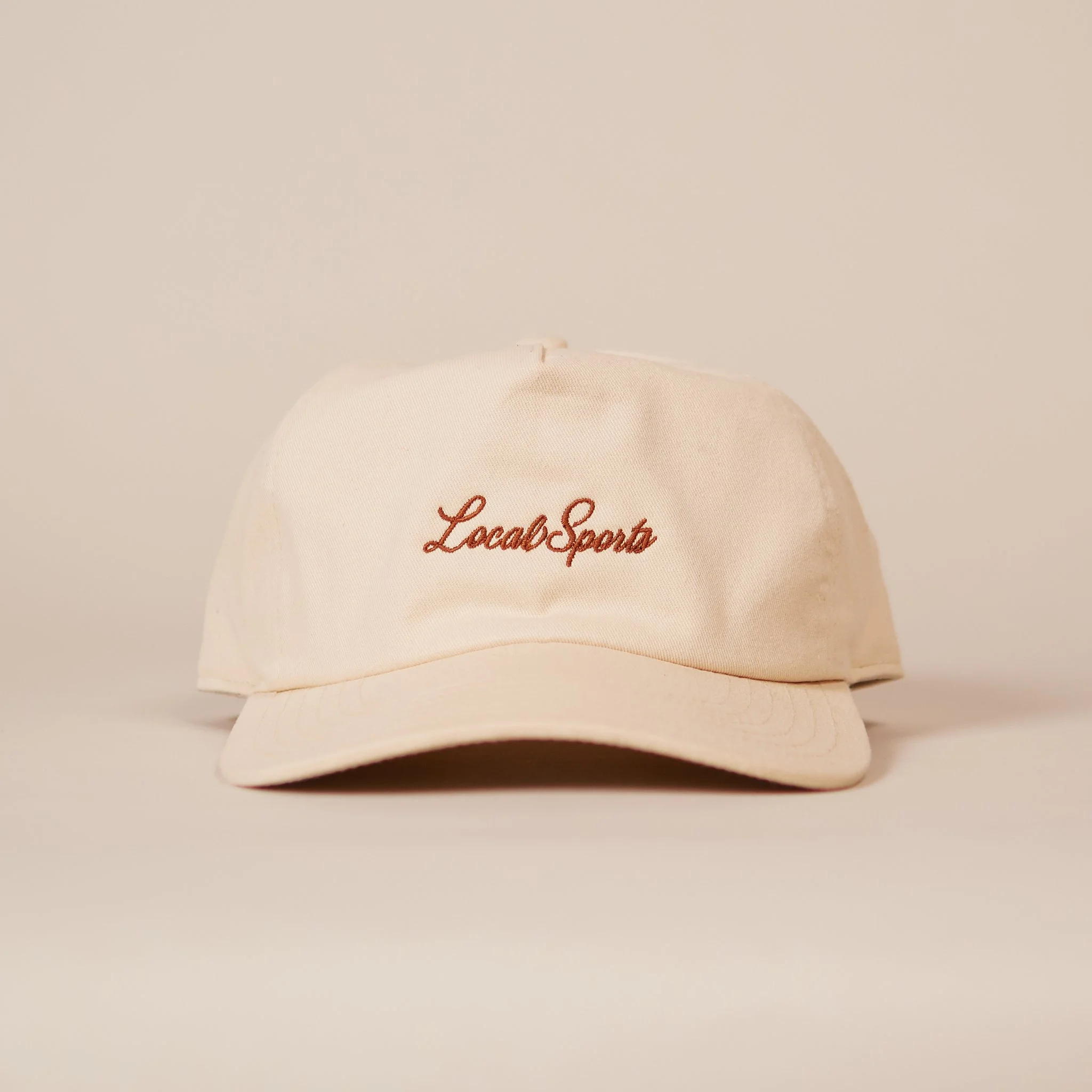 Local Sports 5-Panel Script Cap - Sand