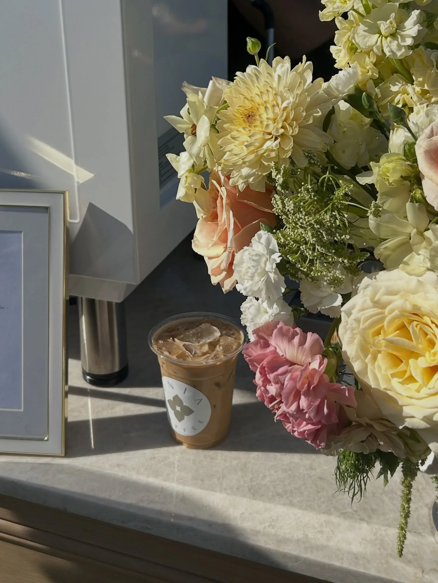 Poured with care, served with beauty ☕️ ✨ 
-
-
-
-
-
-
-
-
#beautiful #art #coffee #love #beauty #photooftheday #yum #coffeeislife #fuelingcreativity #thirdwavecoffee #coffeecatering #icedlatte #latte #flowers #sacramentocoffee #sacramento #roseville