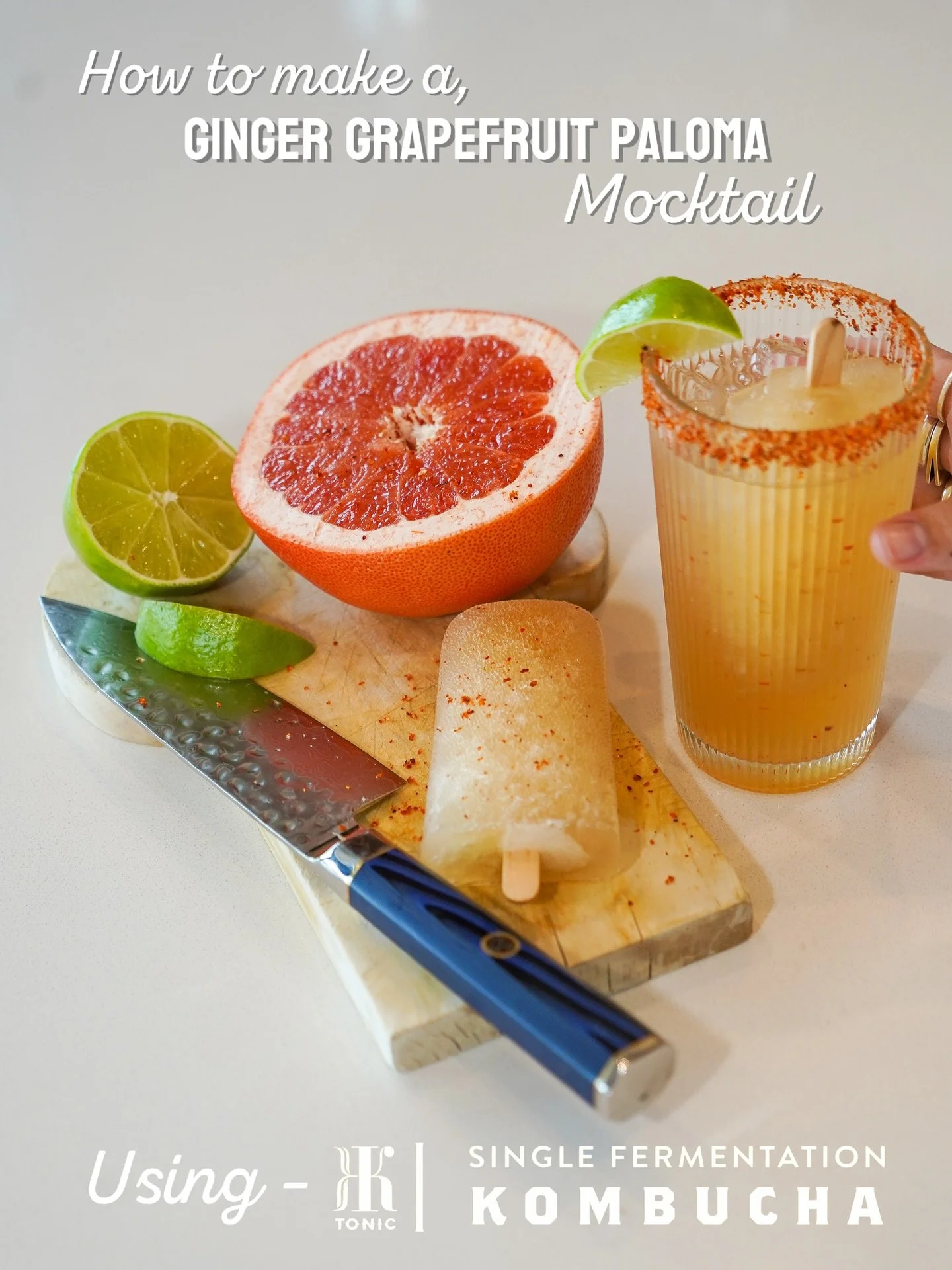 You’ve seen the video now here are the steps to our Ginger Grapefruit Paloma Mocktail πΉπ«
	1.	Pour 2 oz of freshly squeezed grapefruit juice into a shaker.π
	2.	Add 1 oz of lime juice.π‍π©
	3.	Shake it all up with some ice.π§ 
	4.	Pour