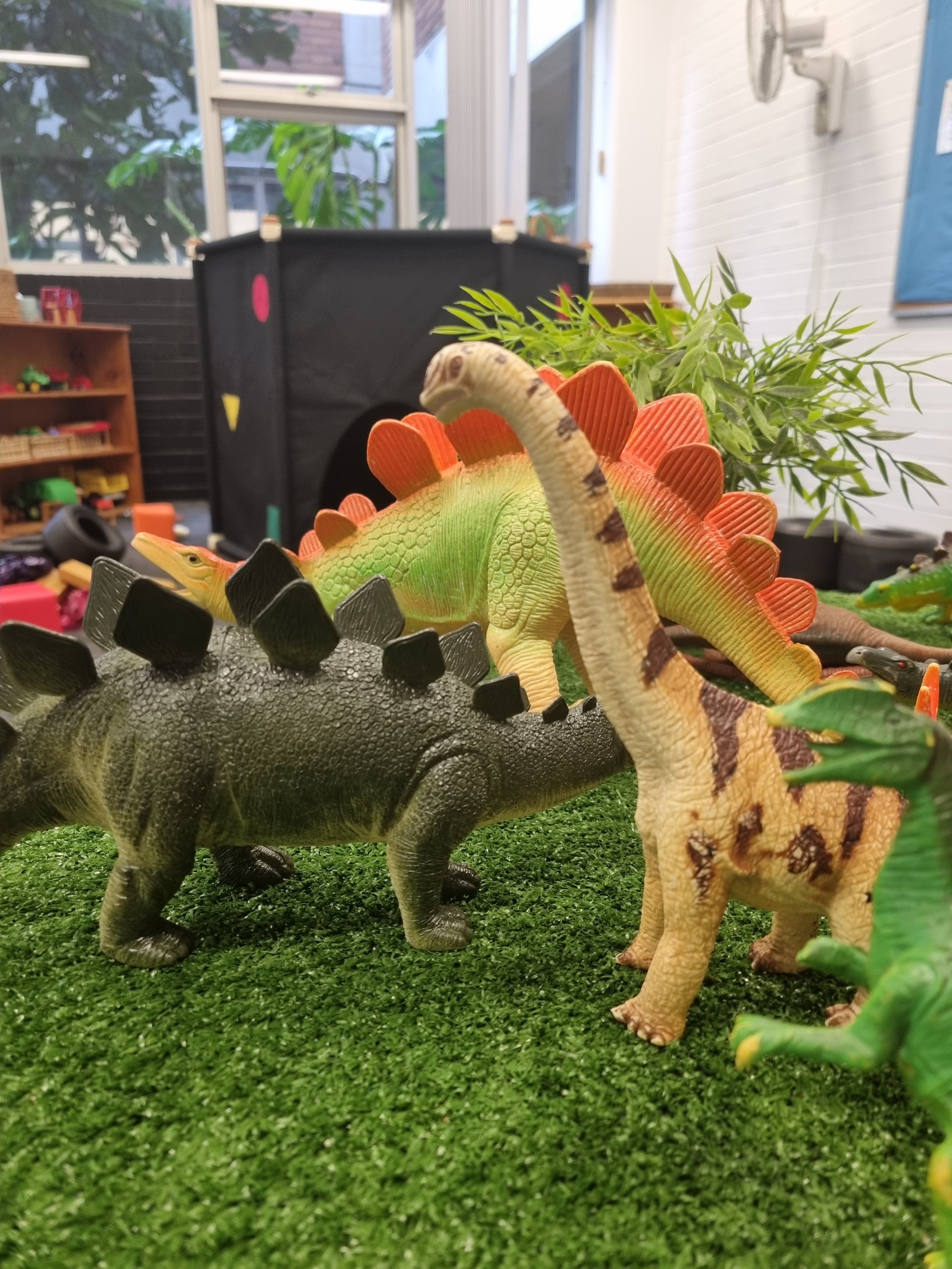 Toy dinosaurs