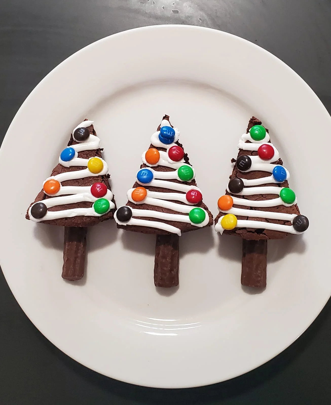 Christmas cookies on a plate