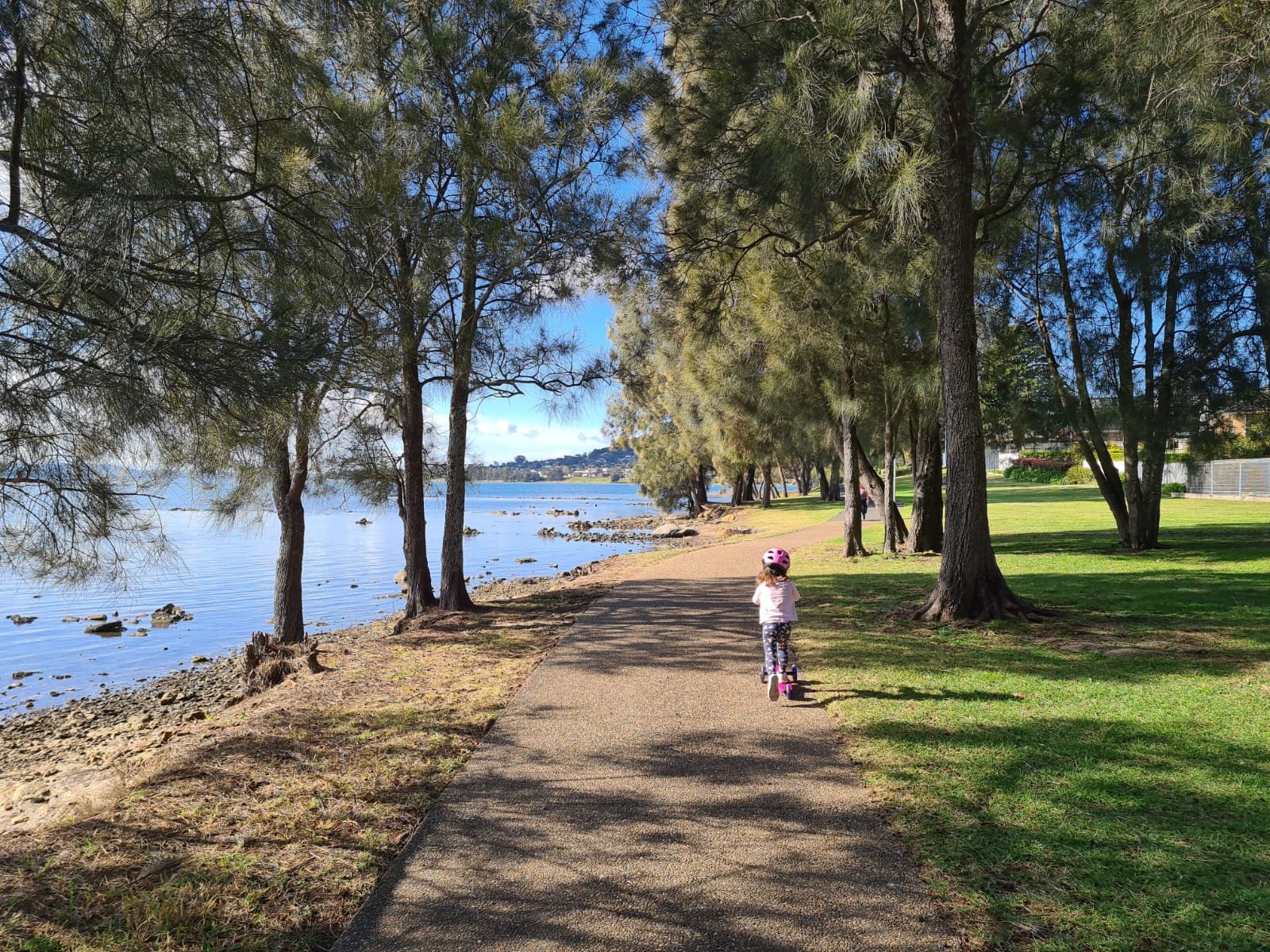Lake Illawarra bike path