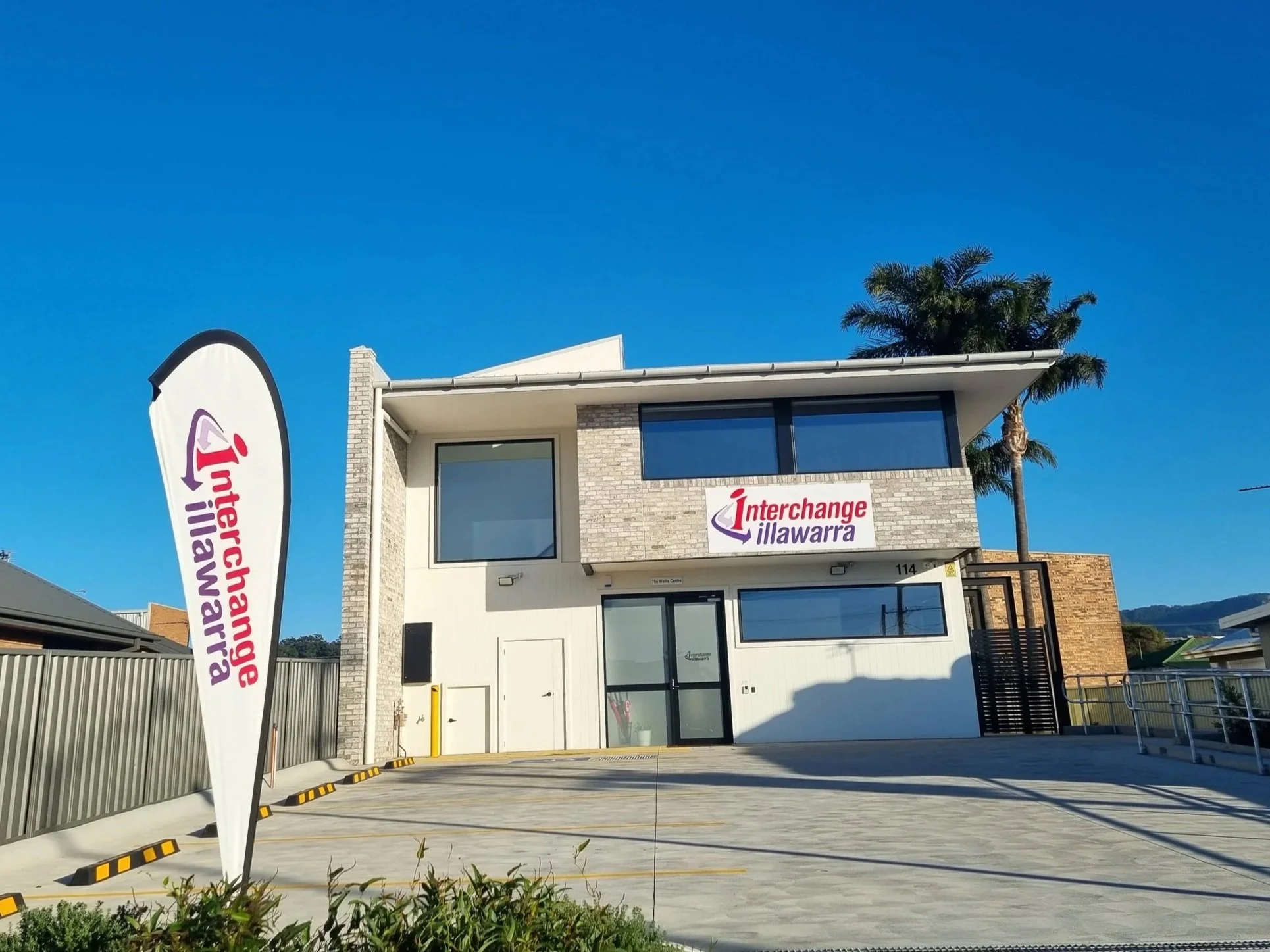 The exterior of the Walis Centre, head office of Interchange Illawarra