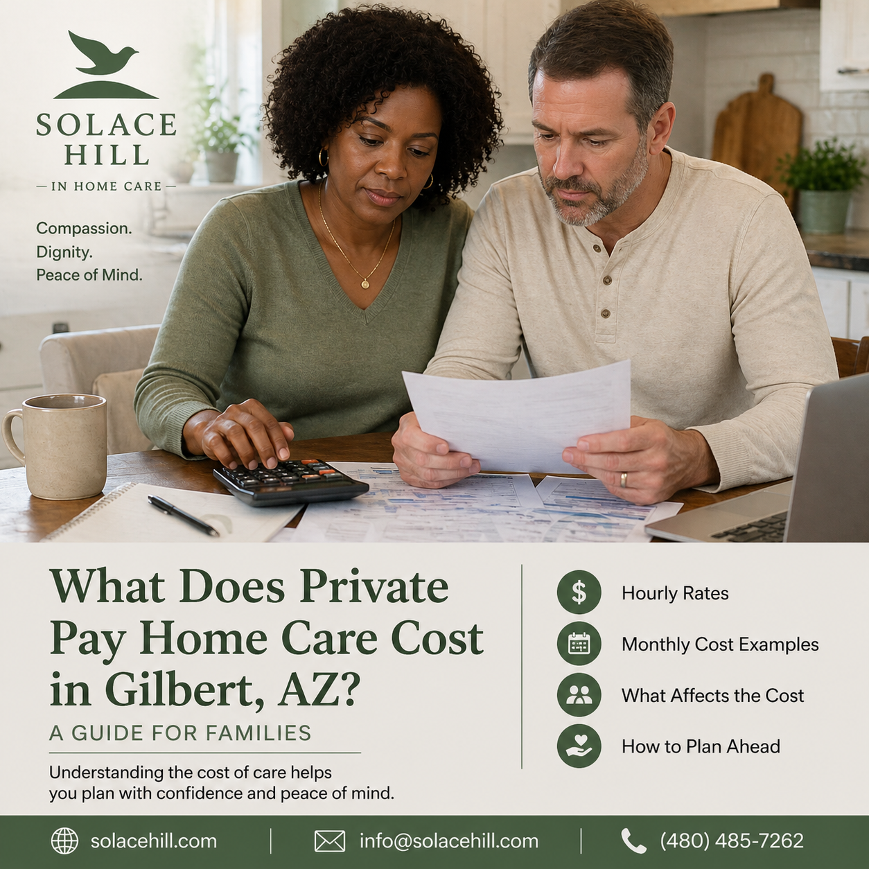 What Does Private Pay Home Care Cost in Gilbert, AZ?A Guide for Families