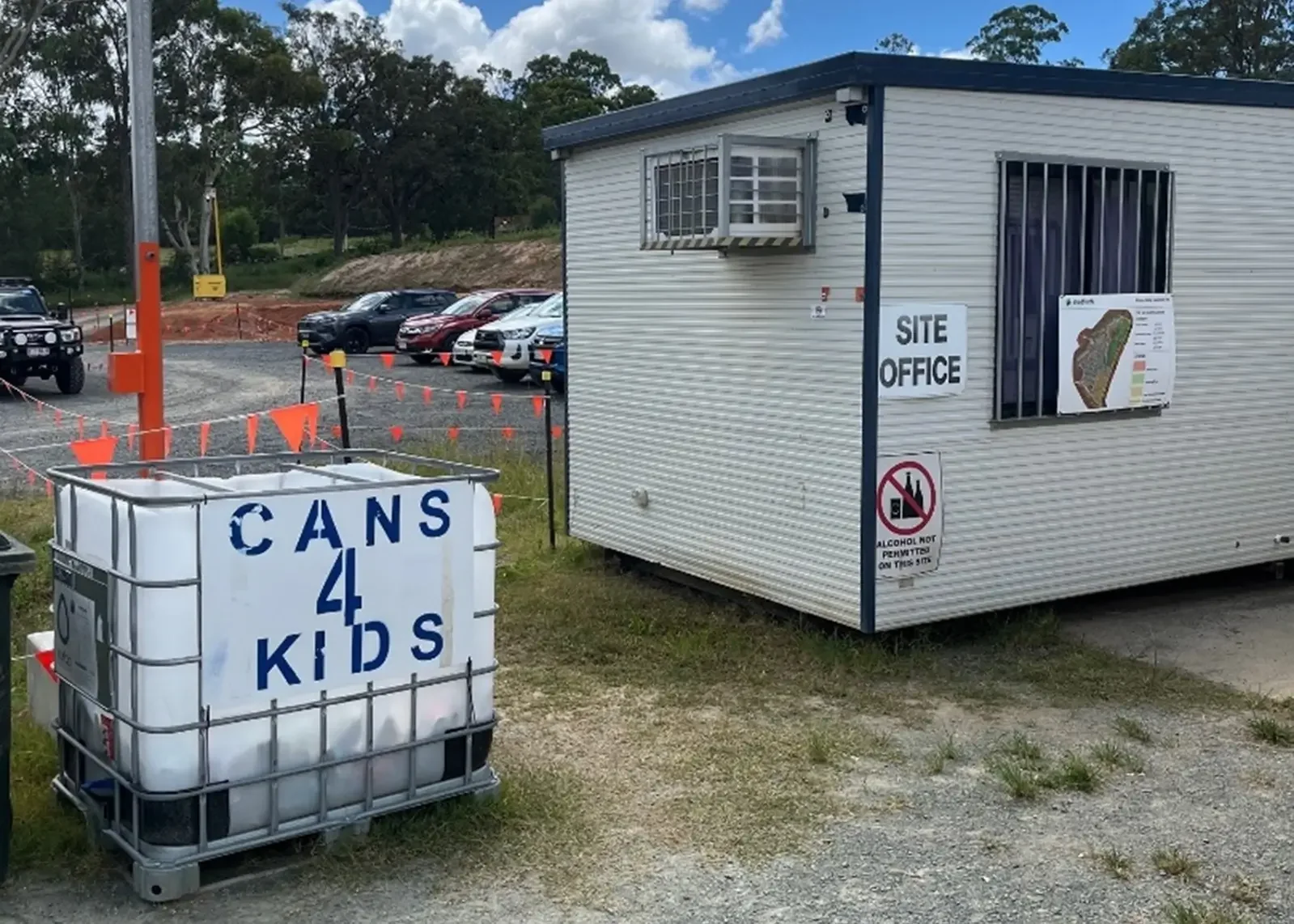Cans for Kids at Kinma Valley