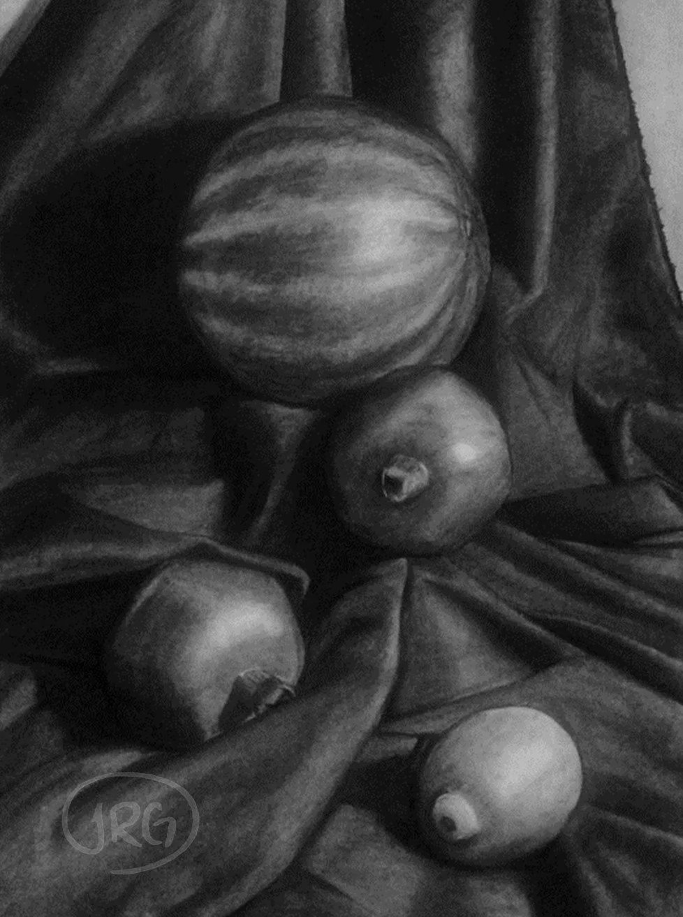 Still Life - Cascading Fruits