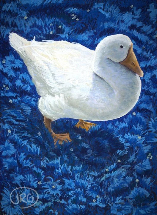 Goose in Blue Grass