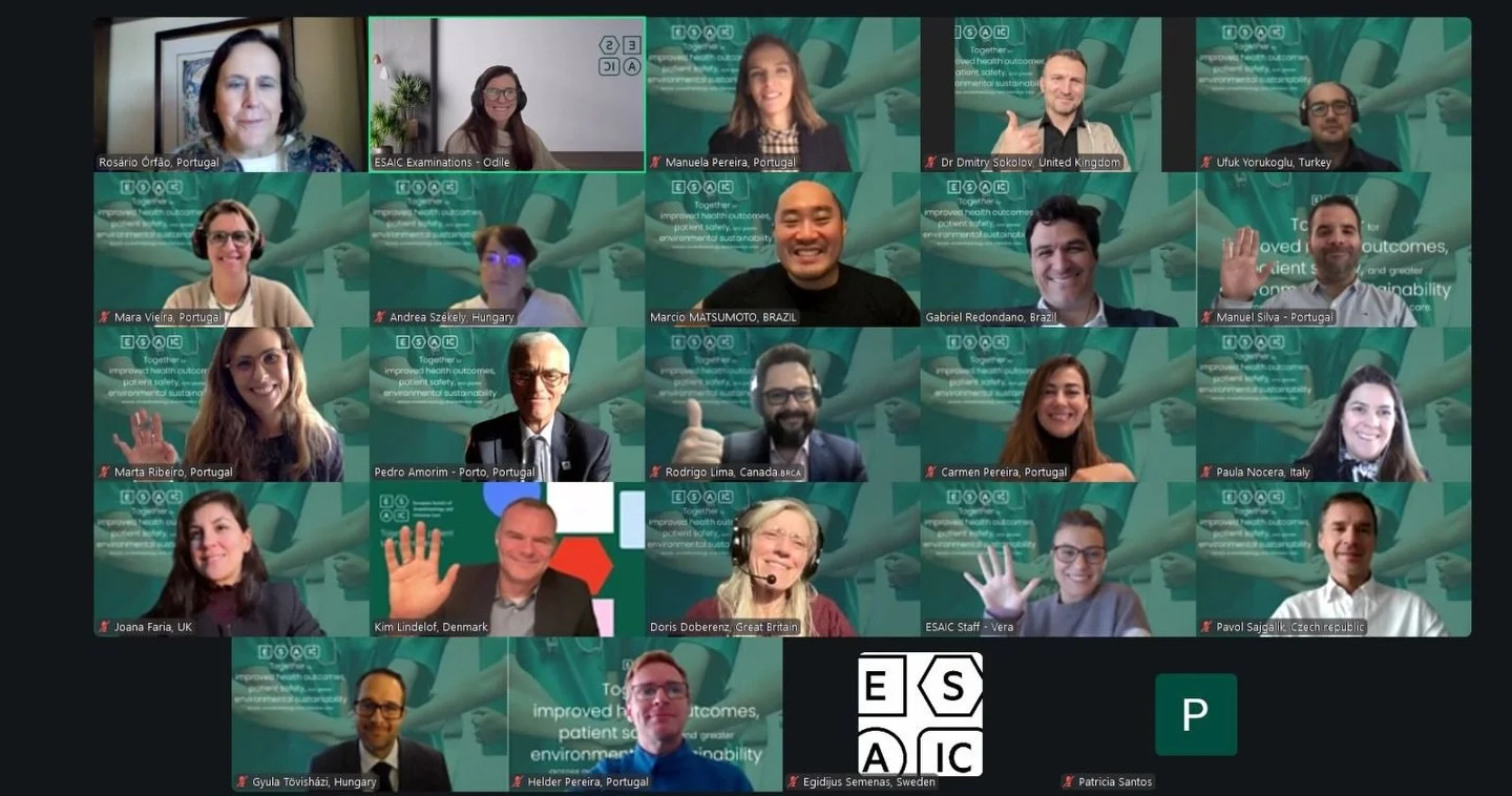 O Dr. Rodrigo viveu um marco especial da sua trajet&oacute;ria internacional: atuou como examinador da prova EDAIC, o European Diploma in Anaesthesiology and Intensive Care &mdash; uma certifica&ccedil;&atilde;o reconhecida em diversos pa&iacute;ses 