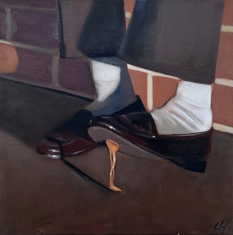 "Monday" 14x14" SOLD*