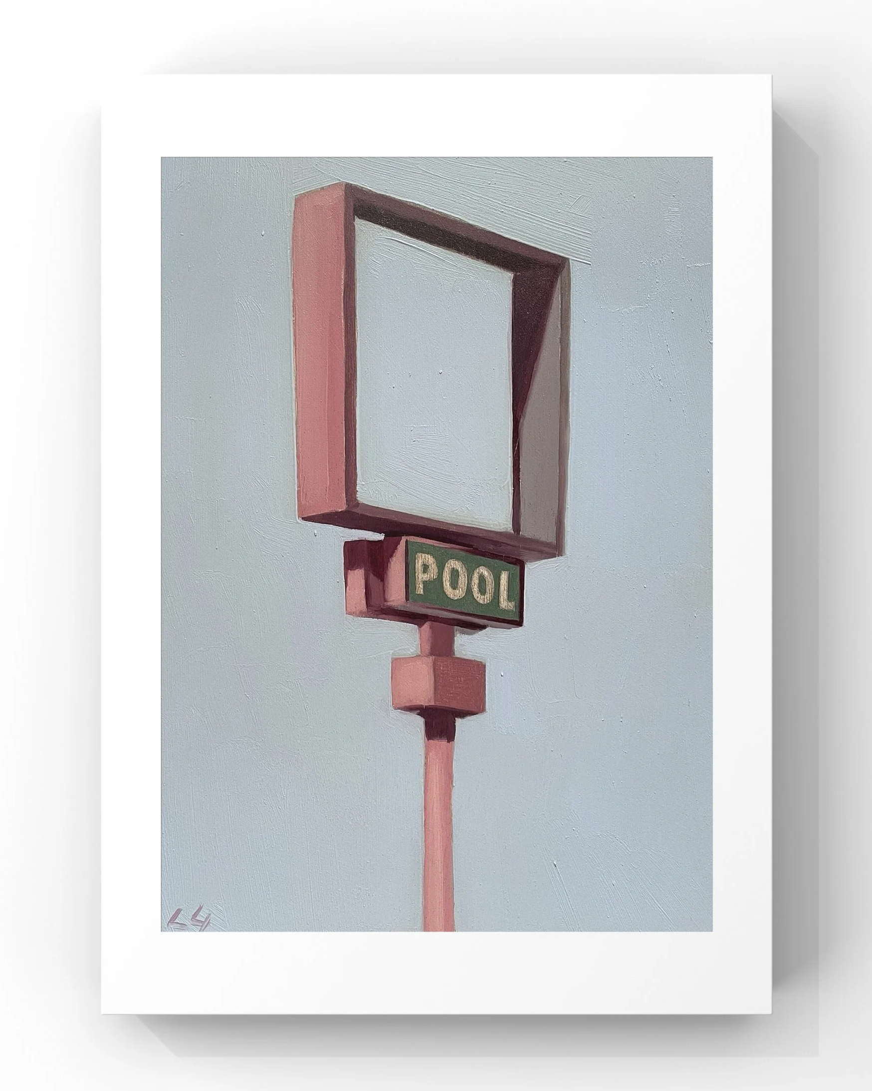 "Pool Closed" Oil on panel 11x14" SOLD*