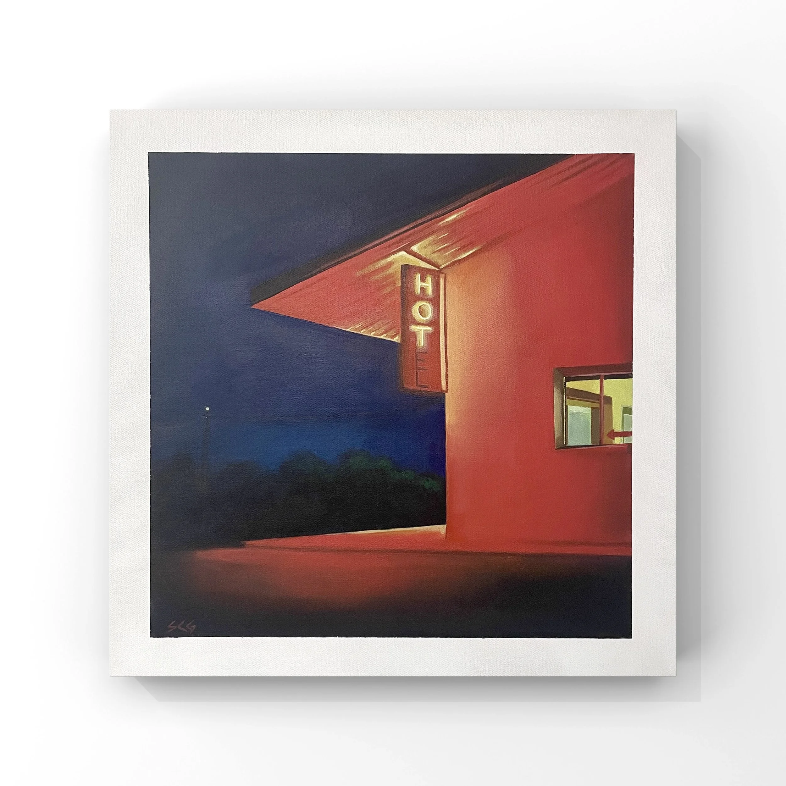 "Hot Hotel" 24x24"
