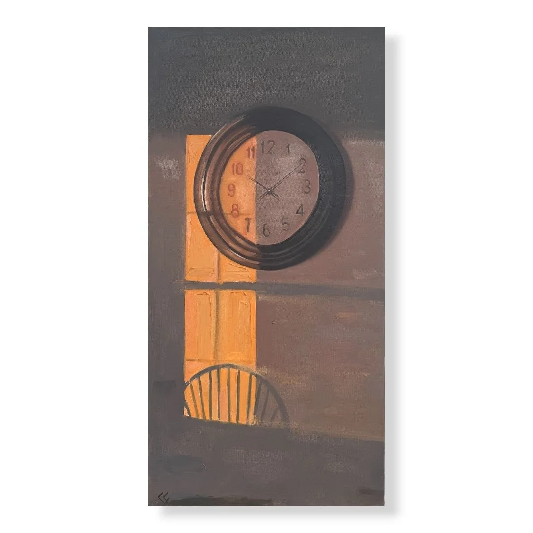 "Against Time" 15x30"