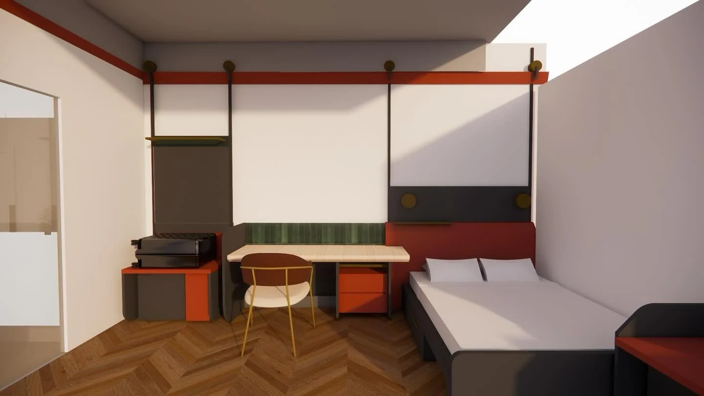 ✨ First rendering of our Standard Room!
Watch the magic as every detail comes to life with finesse, designed for comfort and style. ✍️🛏️

#boutiquehotel  #rendertoreality #comingsoon