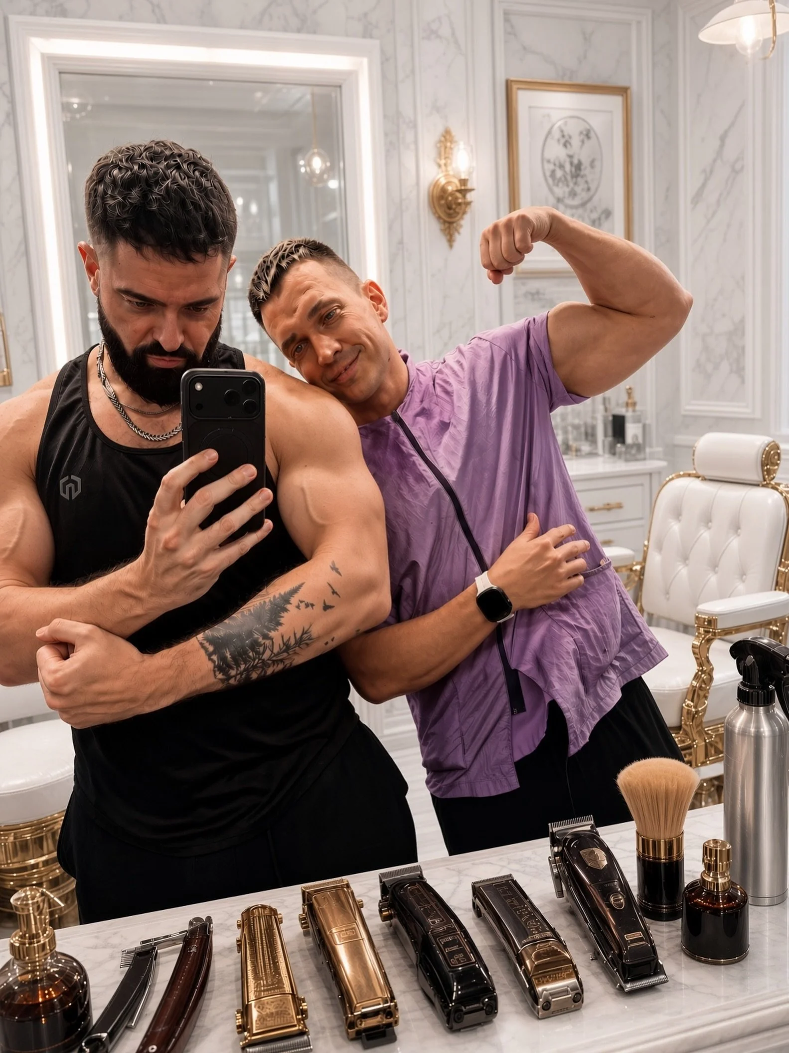 A barber and a massage therapist walk into a room&hellip;