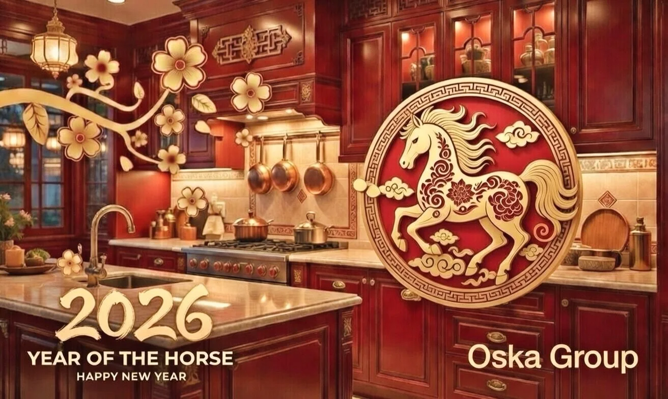 恭喜發財 | Happy Chinese New Year from the OSKA team 🧧Wishing everyone a prosperous and a rapid move towards new projects and success. 
.
.
#ChineseNewYear #GongXiFaCai #LunarNewYear #OSKAGroup