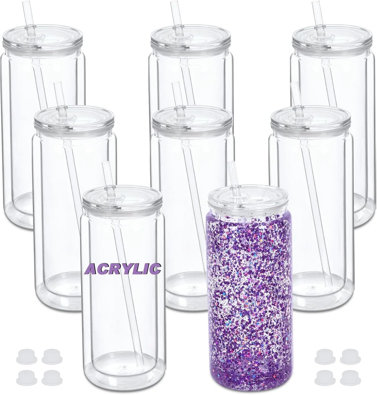 20oz Snowglobe cup