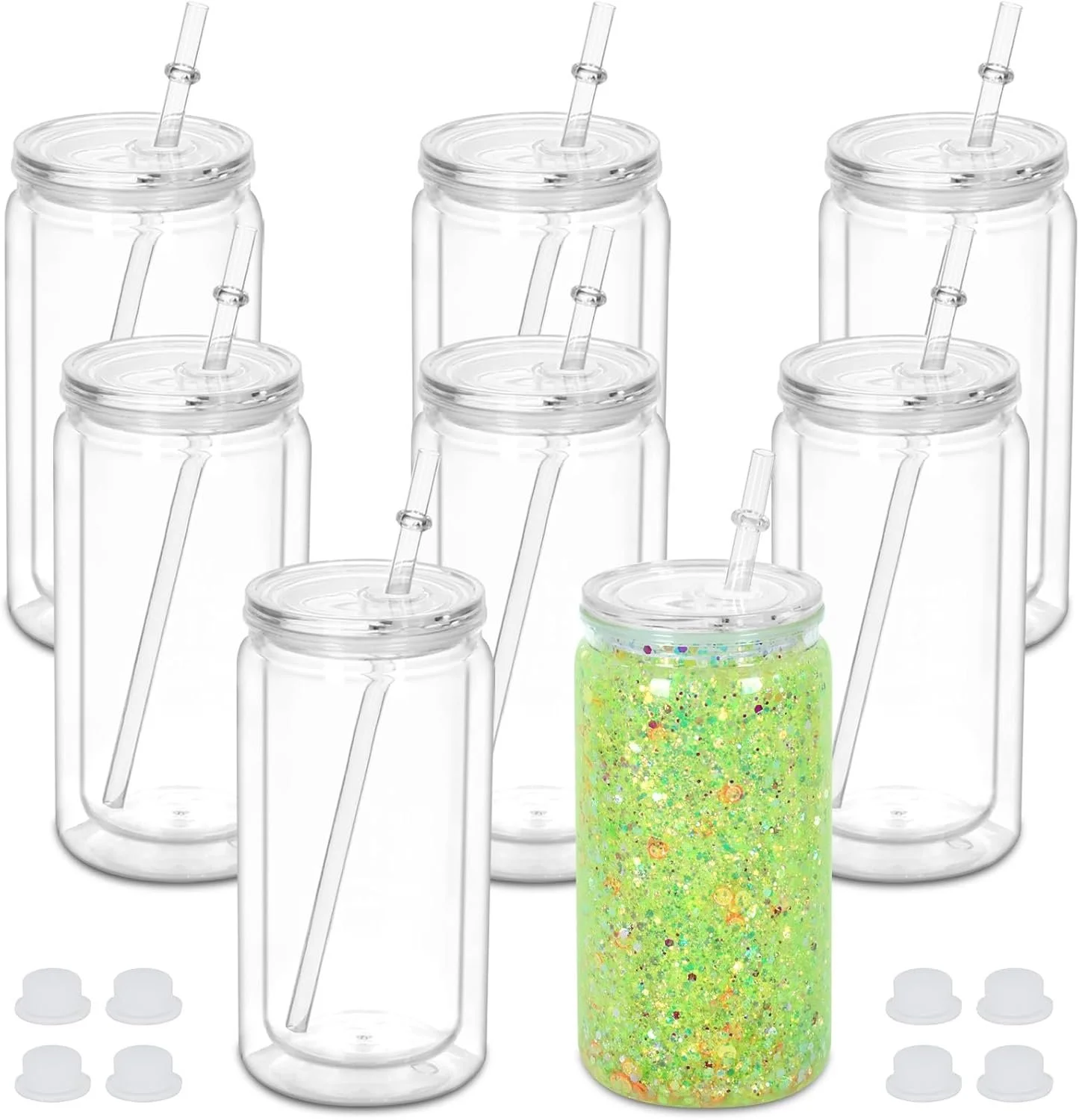 16oz Snowglobe cup