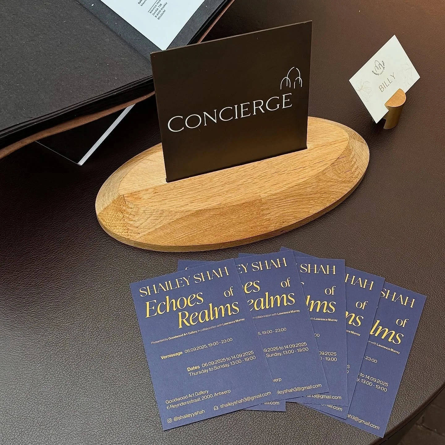 We are pleased to share that all guests staying at Botanic Sanctuary Antwerp can visit the concierge desk to receive an invitation flyer for Shailey Sha&rsquo;s exhibition. The concierge will also be delighted to provide further information and assis