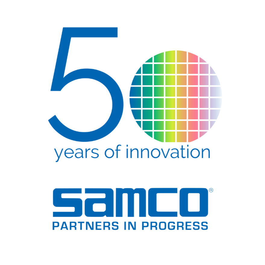 サムコ株式会社５０周年記念ロゴ