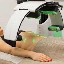 green laser lipo treatment with a n FDA approved device on their abdomen, tummy, and legs, reduce stubborn cellulite and fat pockets