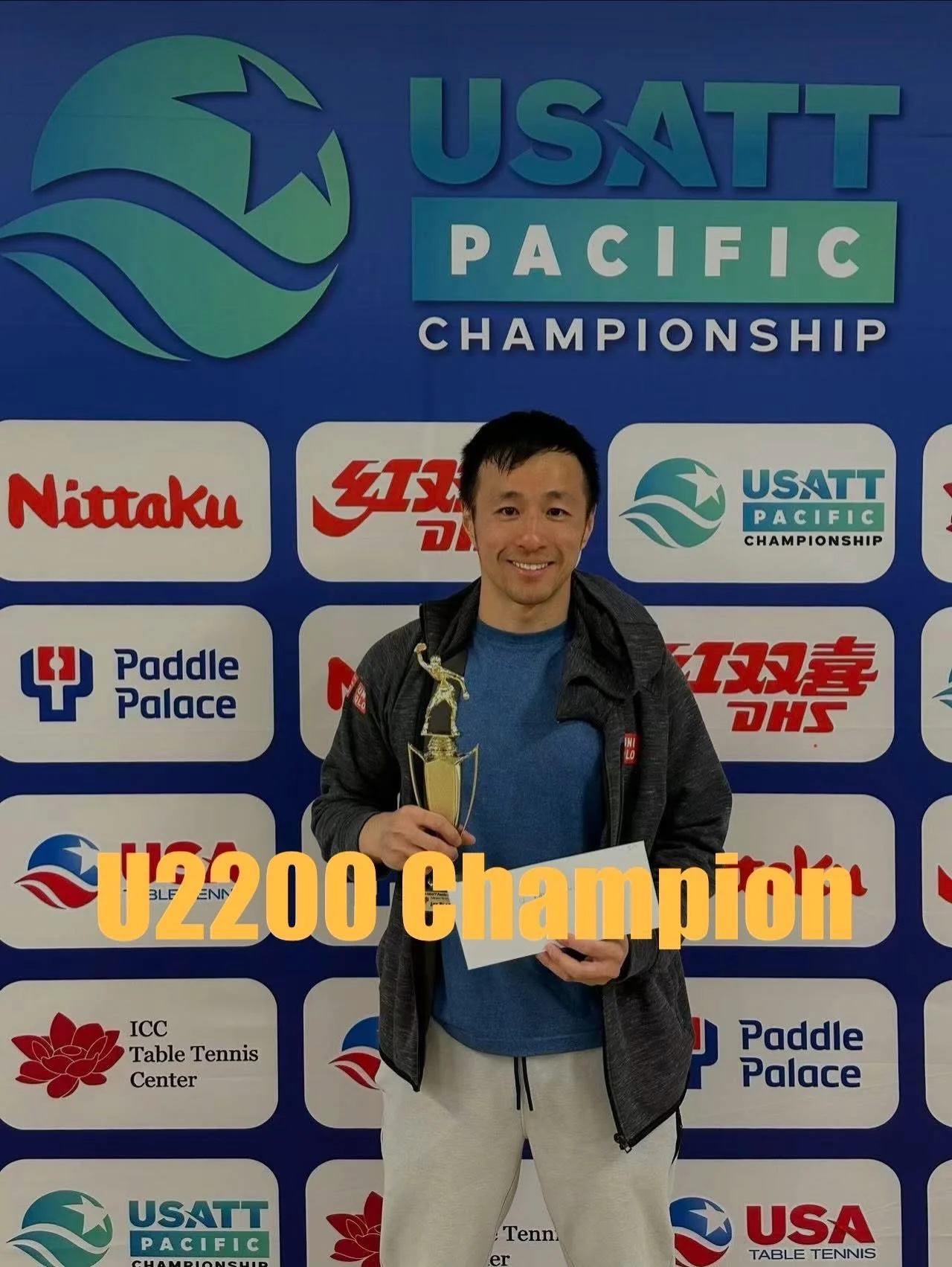 🏓✨ Tournament Highlights: 1 Gold, 2 Bronze! 🎊

🥇 James &ndash; U2200 Champion
🥉 Easton &ndash; Bronze Medalist (U600 &amp; U400)

Congratulations to both players &mdash; onward and upward! 🚀❤️