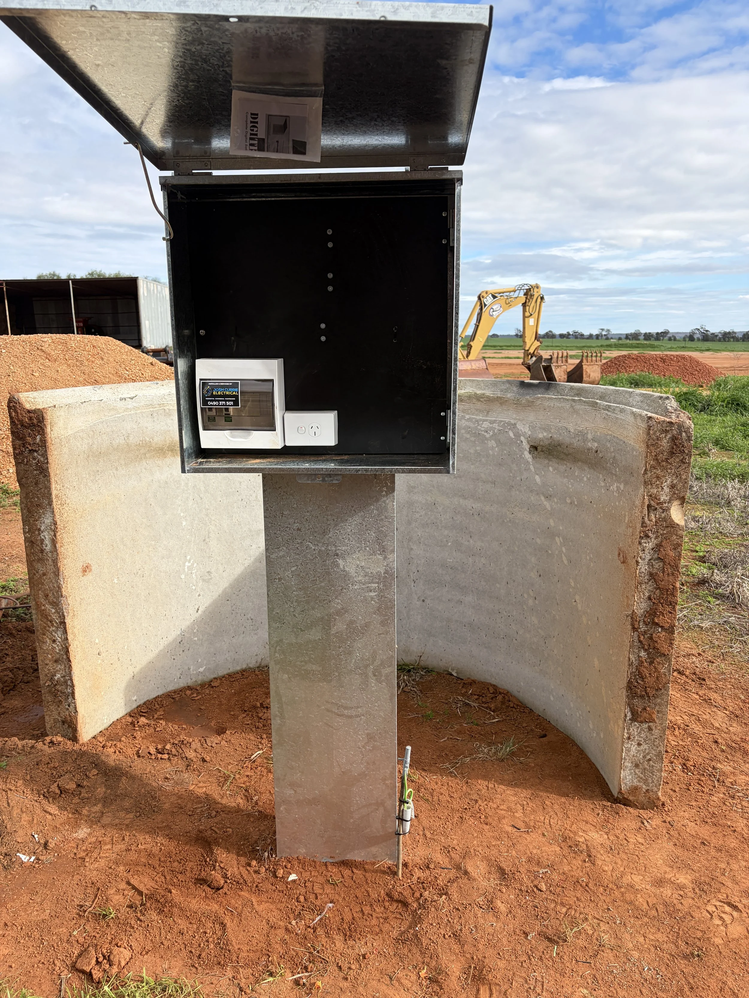 electrical switch board safety upgrade Ardlethan on farm