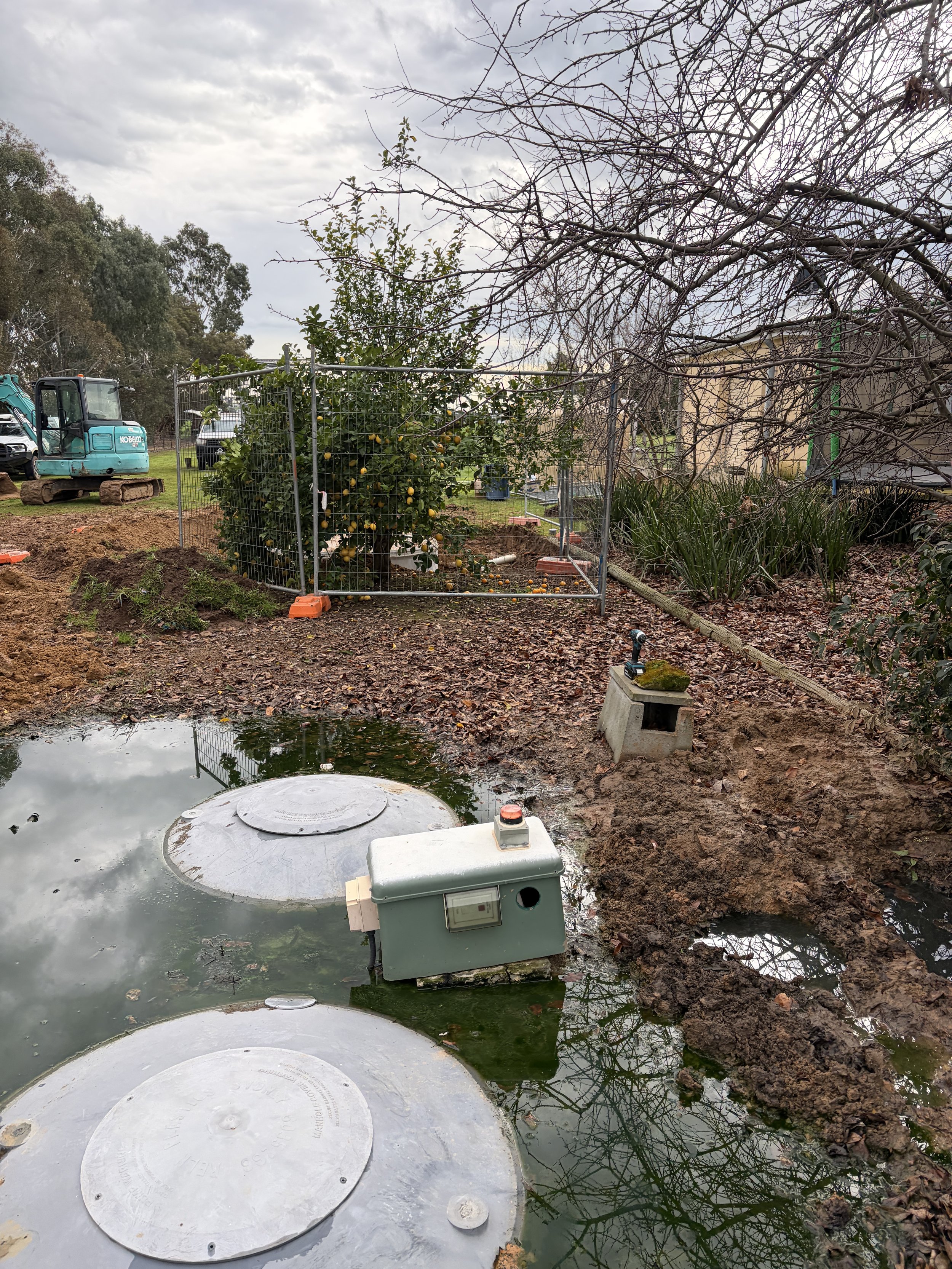Electrical installation for a rural water pump near Wagga Wagga
