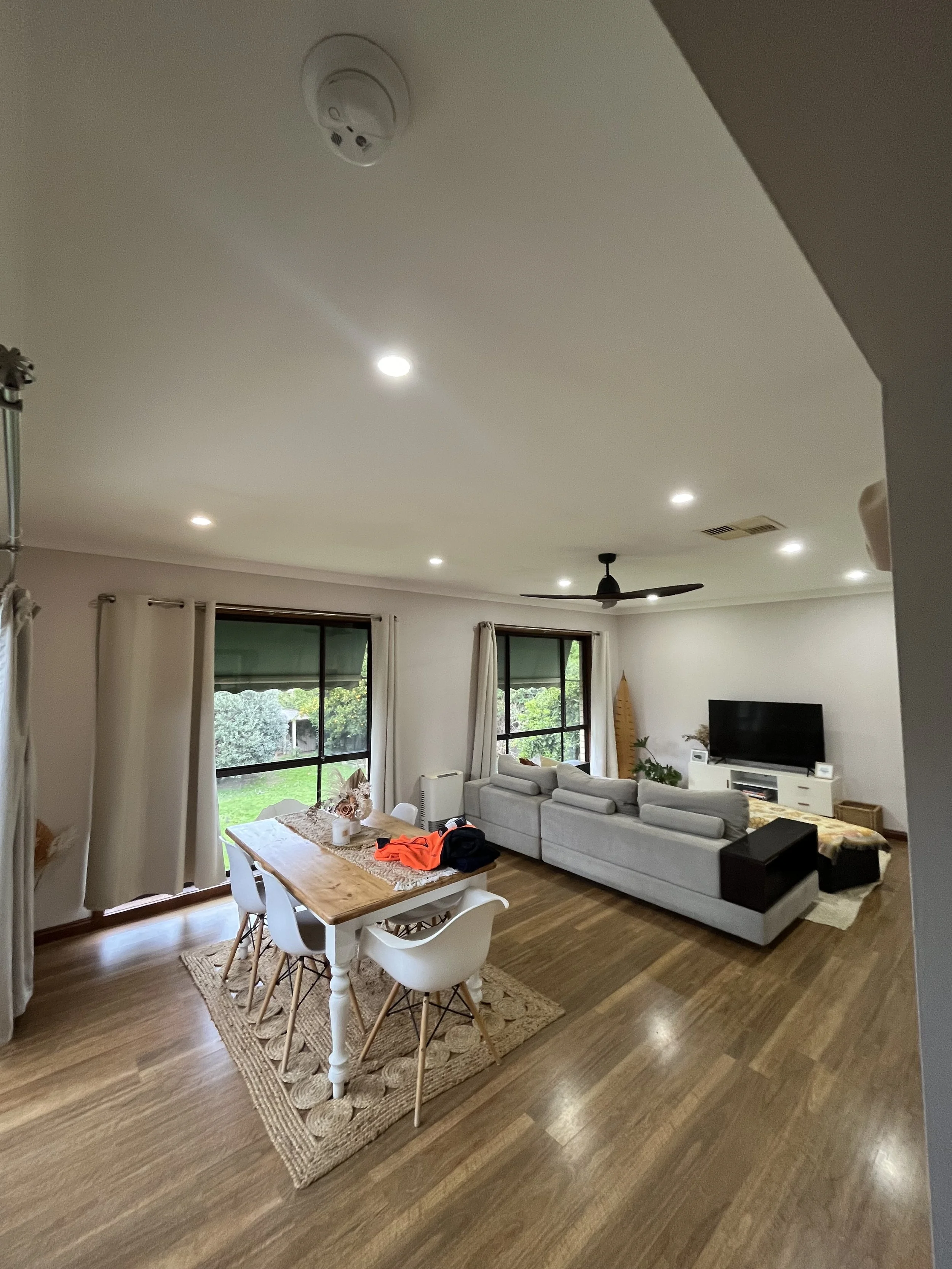 Hardwired Smoke Detector and LED Lights 