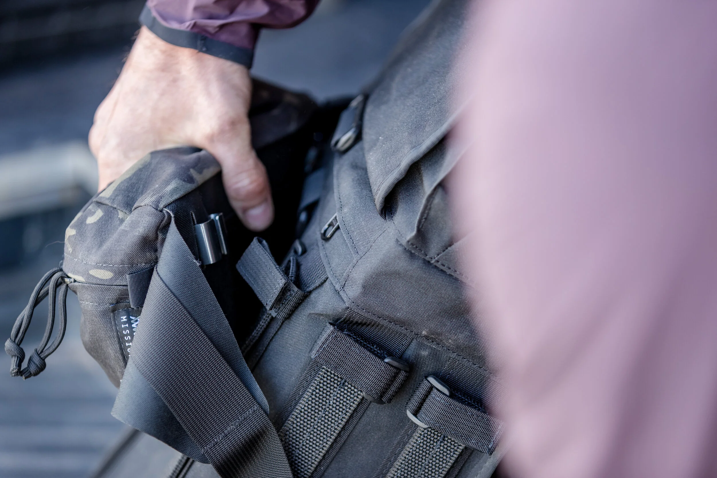 Product photography for mission workshop