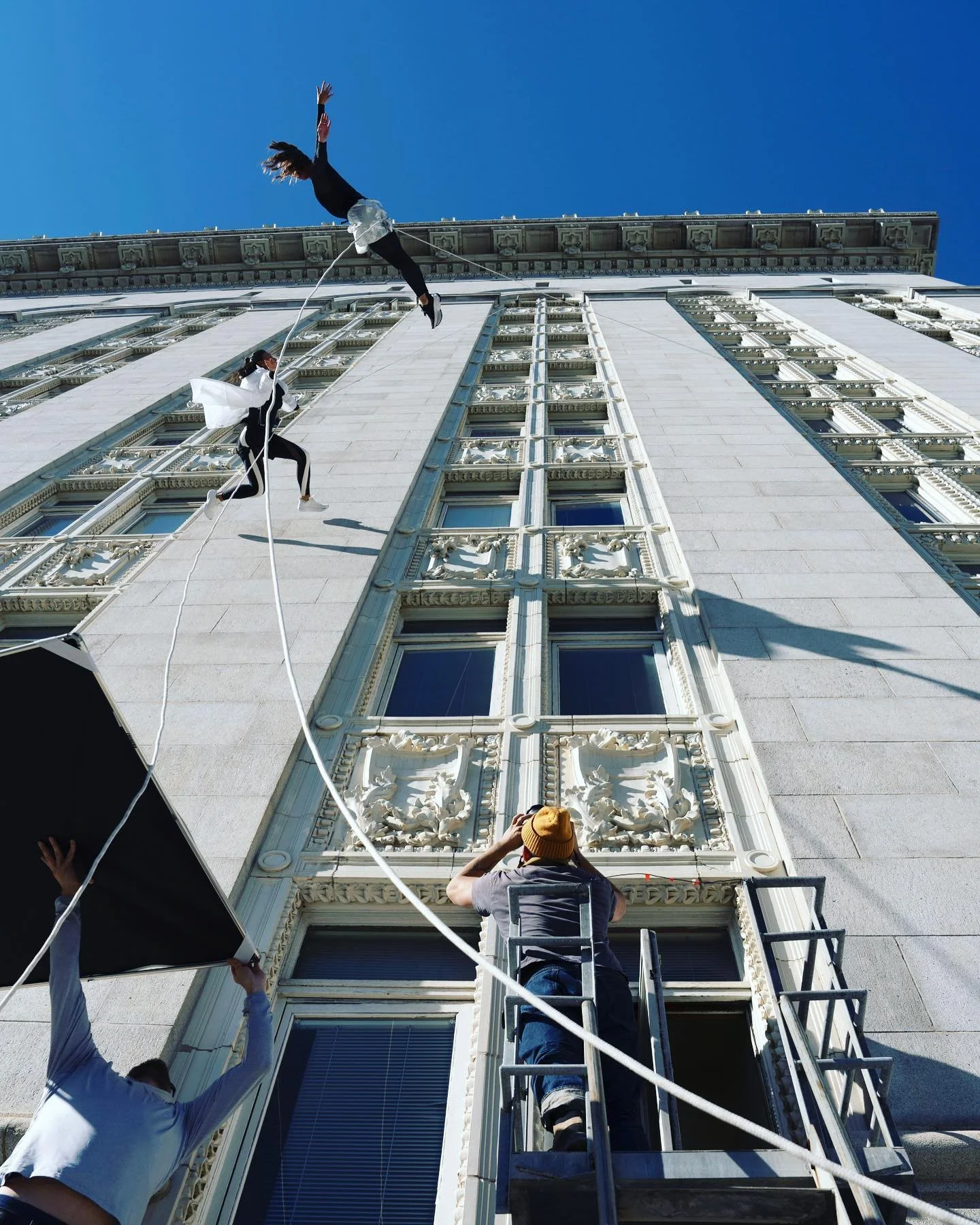 We’re honored to work with such amazing people.  Thank you to @oysho and @bandalooping for putting on such a beautiful show.  We’ll be posting the final videos on our website and check out our partner channels for the rest of the shots.