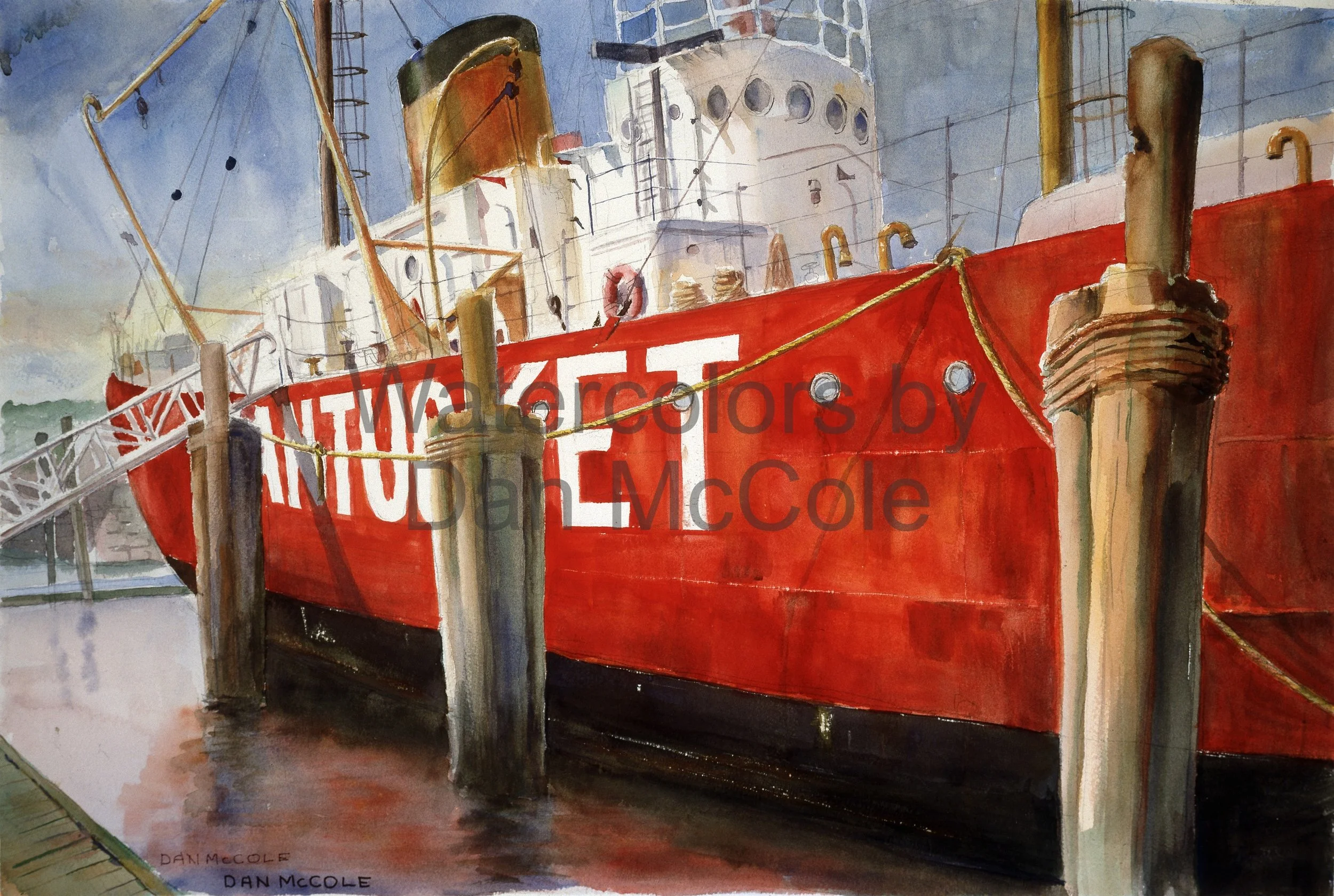 Nantucket Light Ship (Landscape)