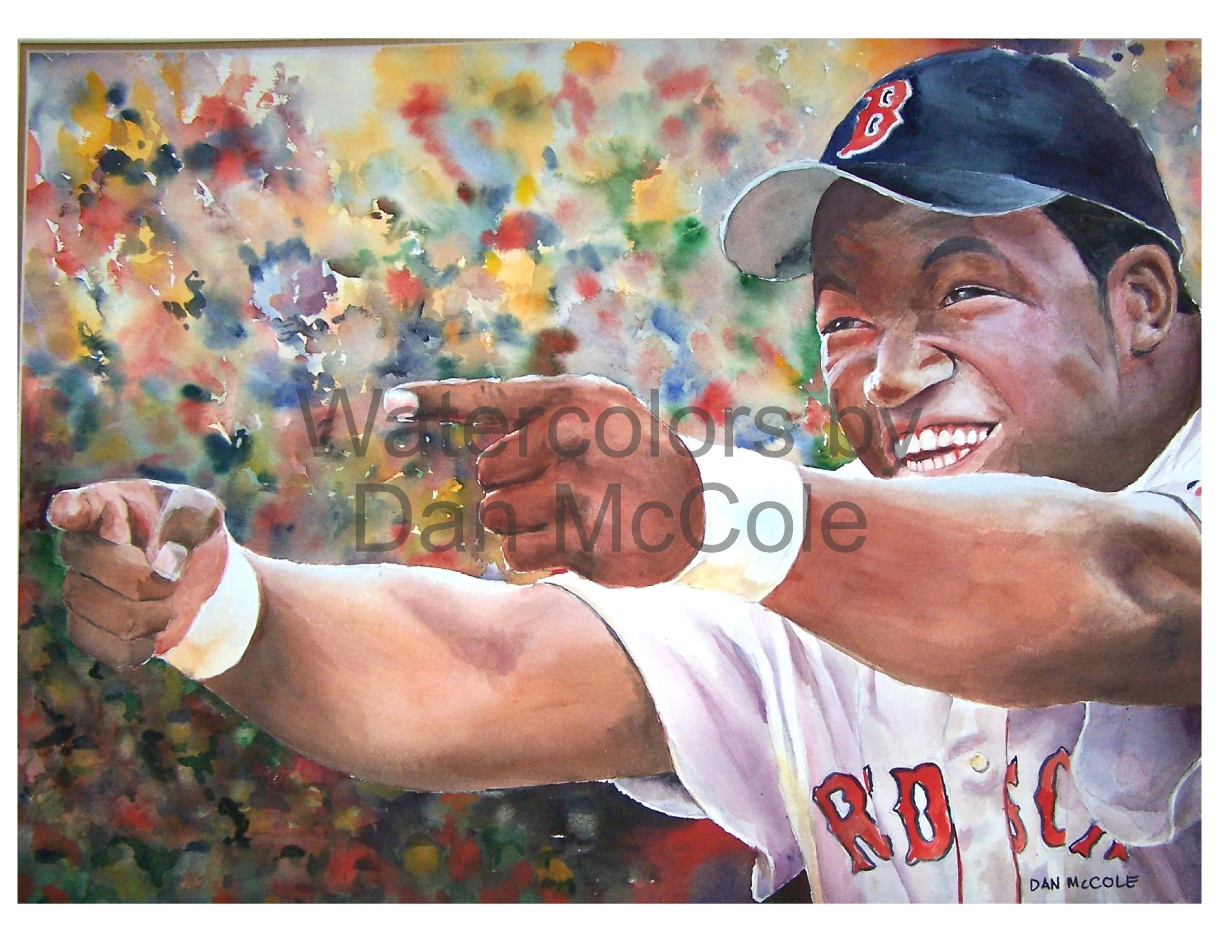Big Papi with Crowd