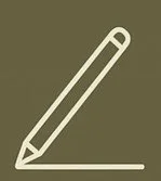 An abstract outline icon with a rainbow-shaped pattern within a circle shape.