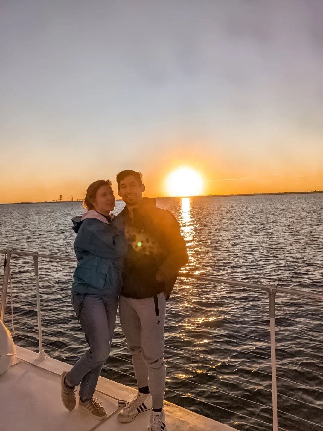 On a boat 2022