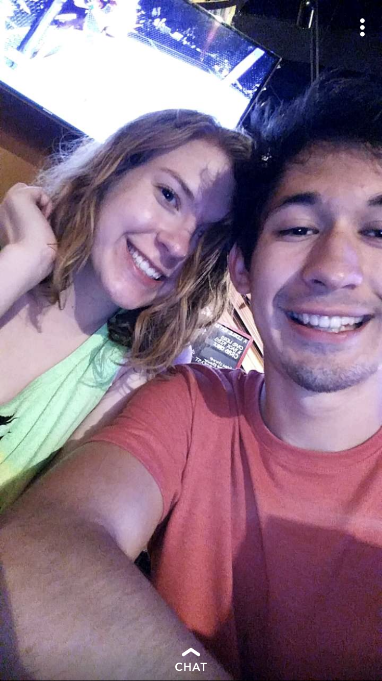 Our first picture together May 2019