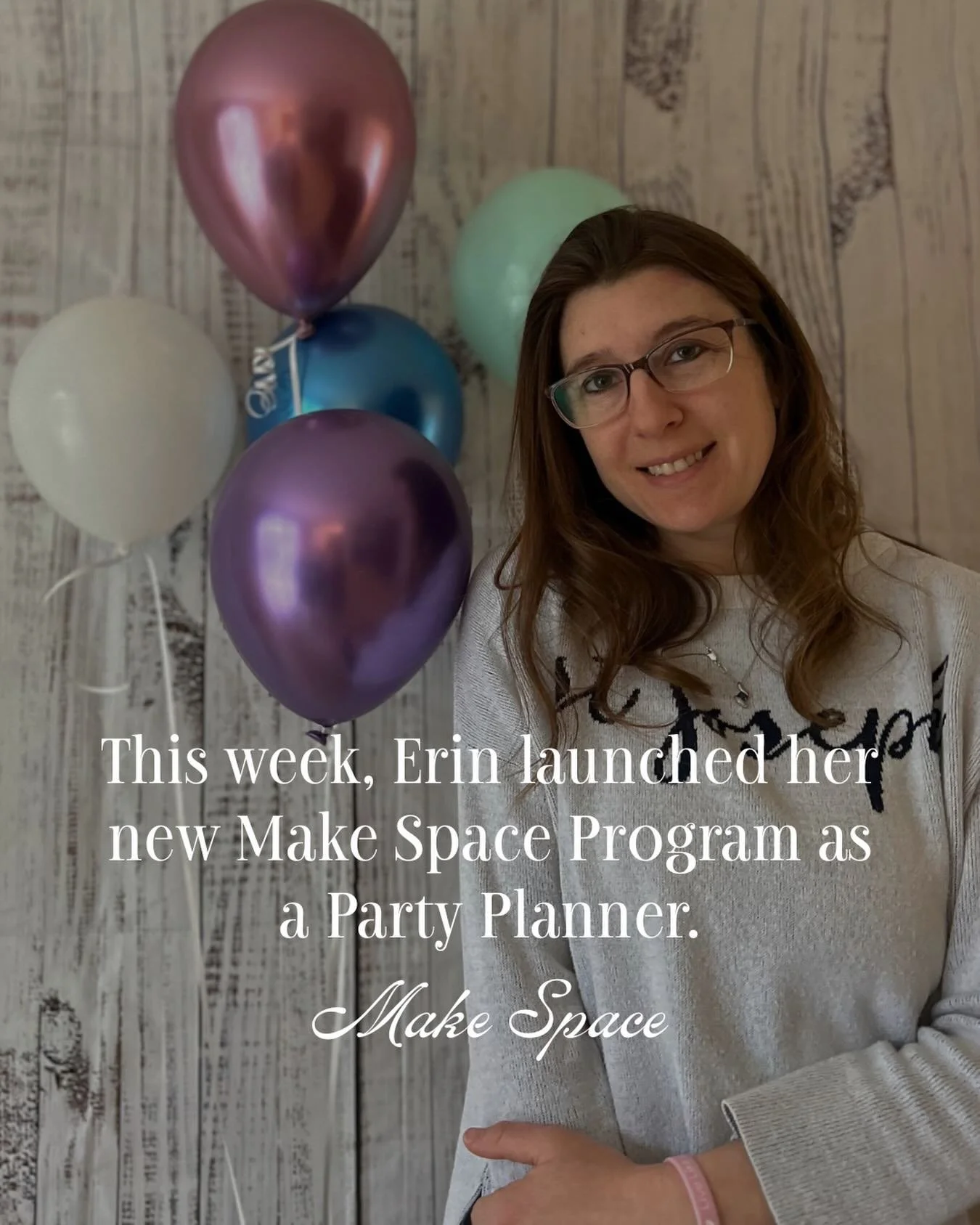 Through being a serial volunteer for school functions and using her kids birthdays as a creative outlet, @erinbartel discovered her love for event planning.

She jumped at the opportunity to flex these muscles when @makespacecle approached her to joi