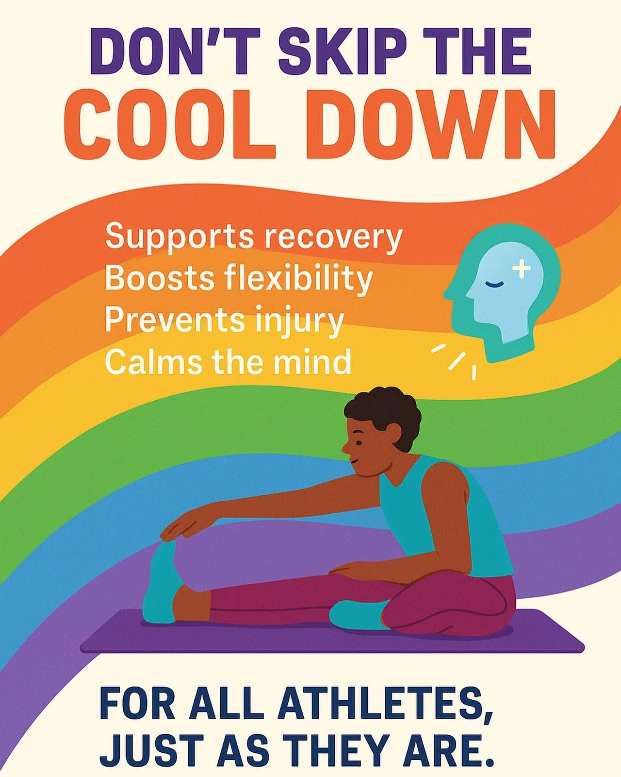 🧘&zwj;♂️ Don&rsquo;t Skip the Cool Down

Performance doesn&rsquo;t end at the final rep &mdash; it&rsquo;s how you recover that defines your progress.

Cooling down and stretching:
✅ Prevents injury
✅ Speeds up recovery
✅ Supports flexibility &amp; 