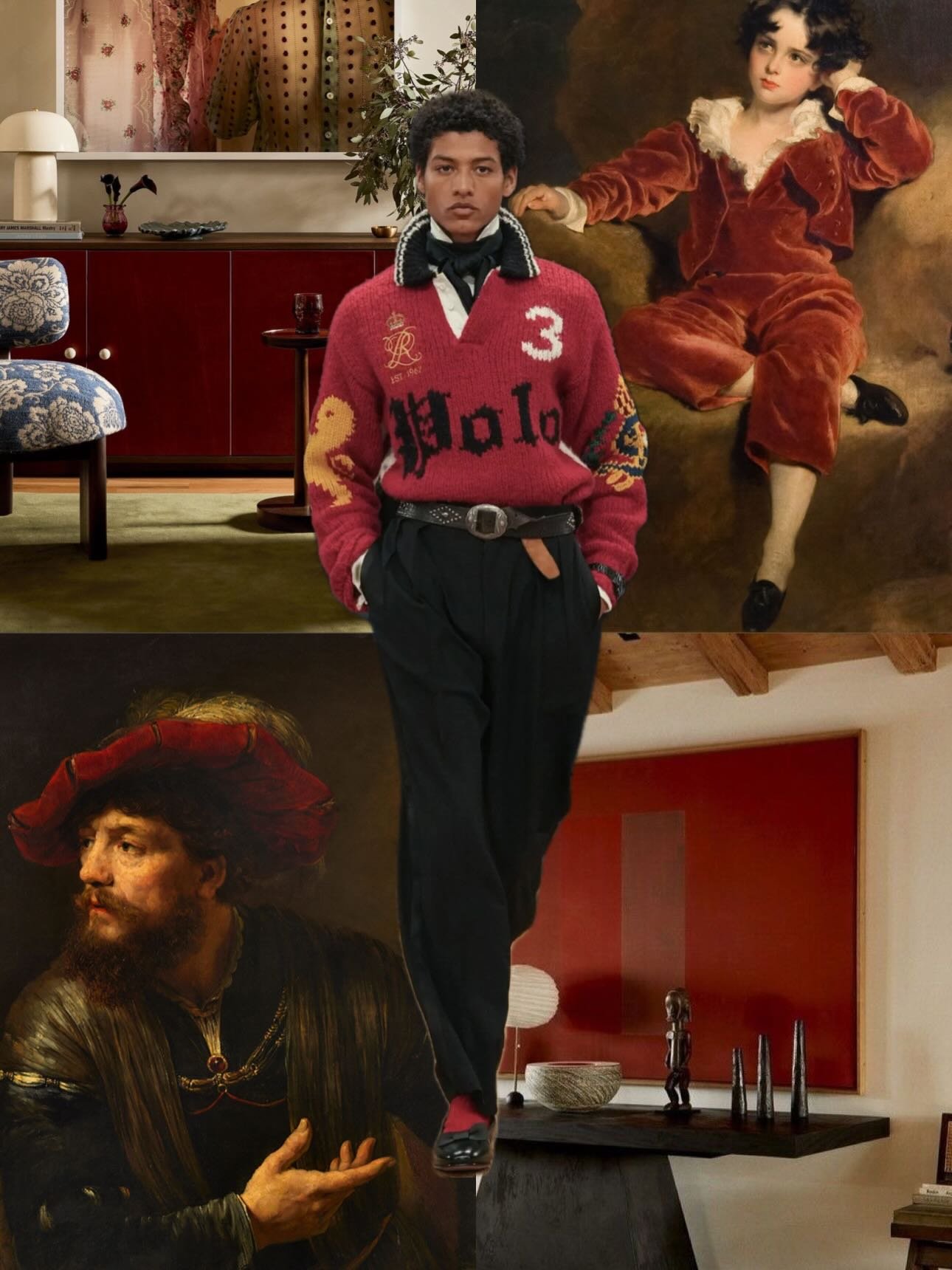 Design Crossovers ✨ Romance is creeping back into fashion and design, and I&rsquo;m HERE FOR IT 👏🏻

Runway, art, and interiors are all saying the same thing.

This one leans into both of the Ralph Lauren Fall 2026 menswear and womenswear shows with