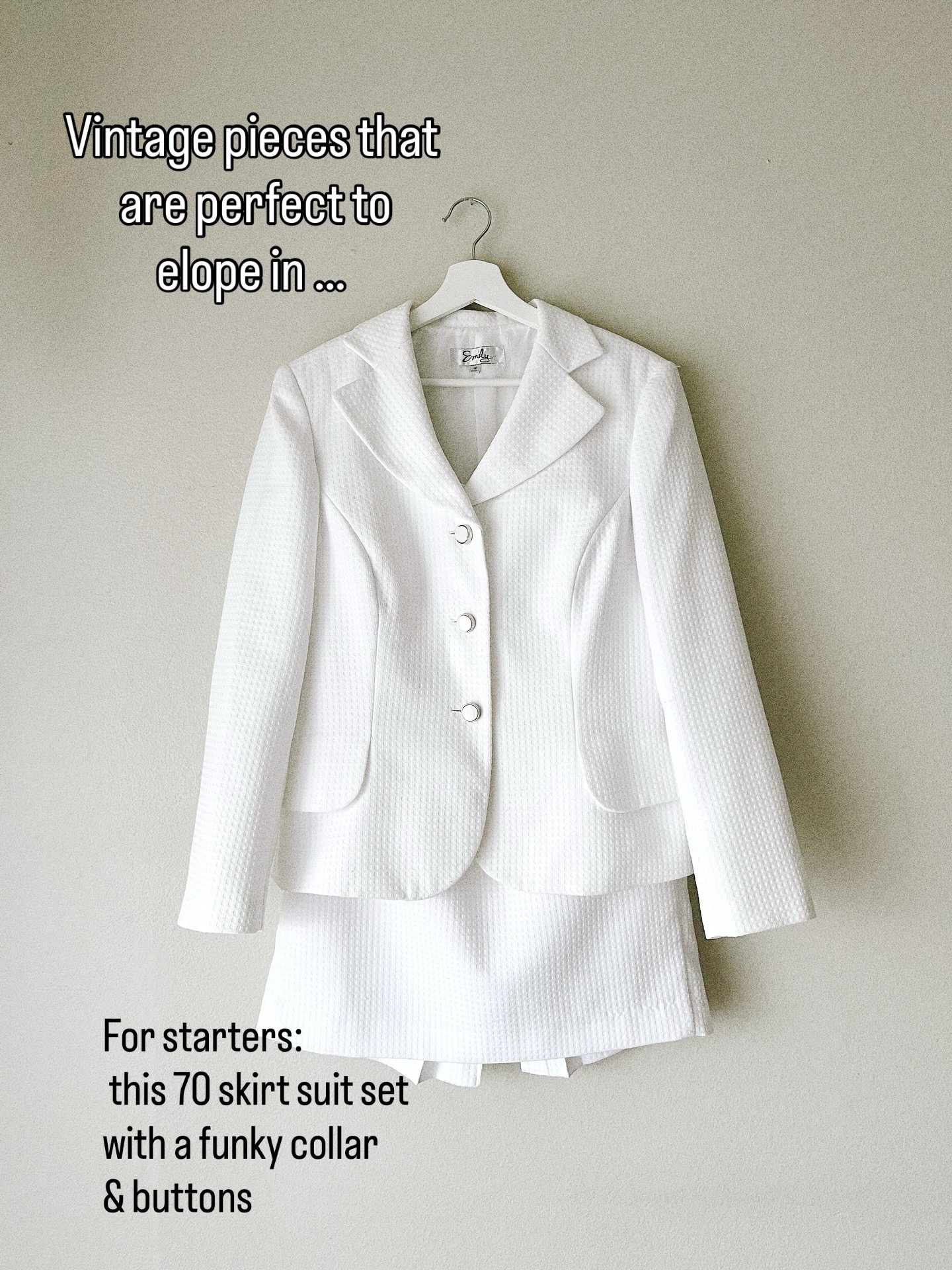 In no particular order&hellip; vintage bridal pieces I&rsquo;d take to the courthouse 💒💌

Engaged, wedding, elopement, fall fashion