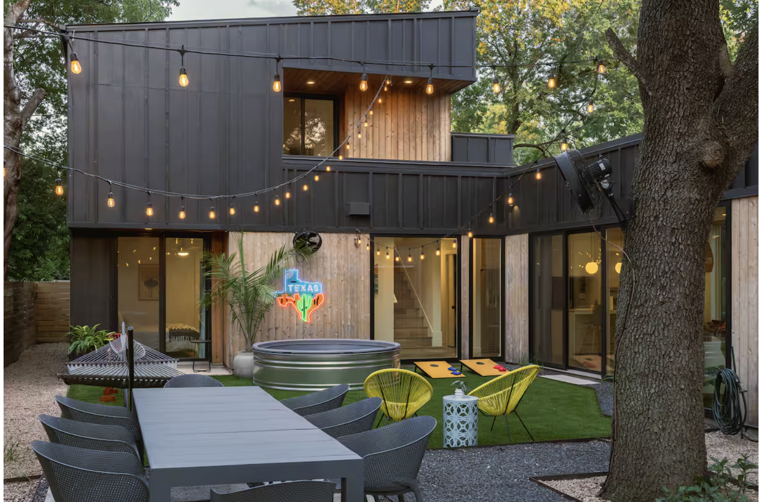 Bach Me decorates. an airbnb in Austin