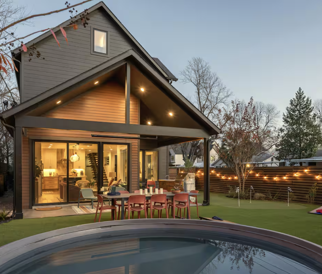 Bach Me decorates. an airbnb in Austin