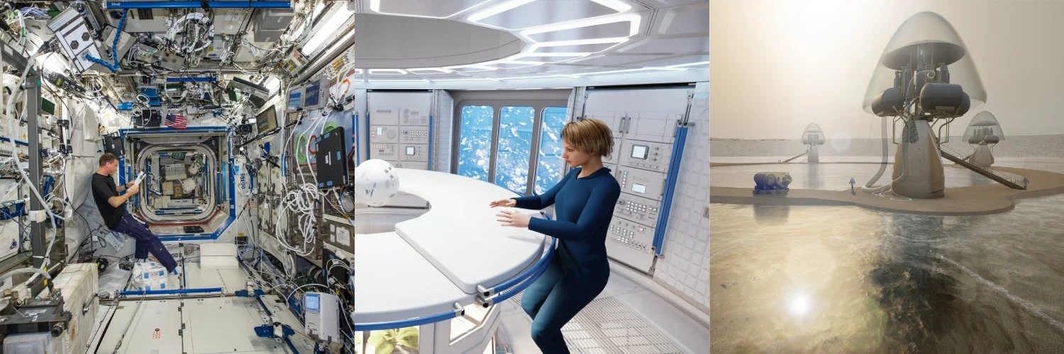 Three Space Architectures