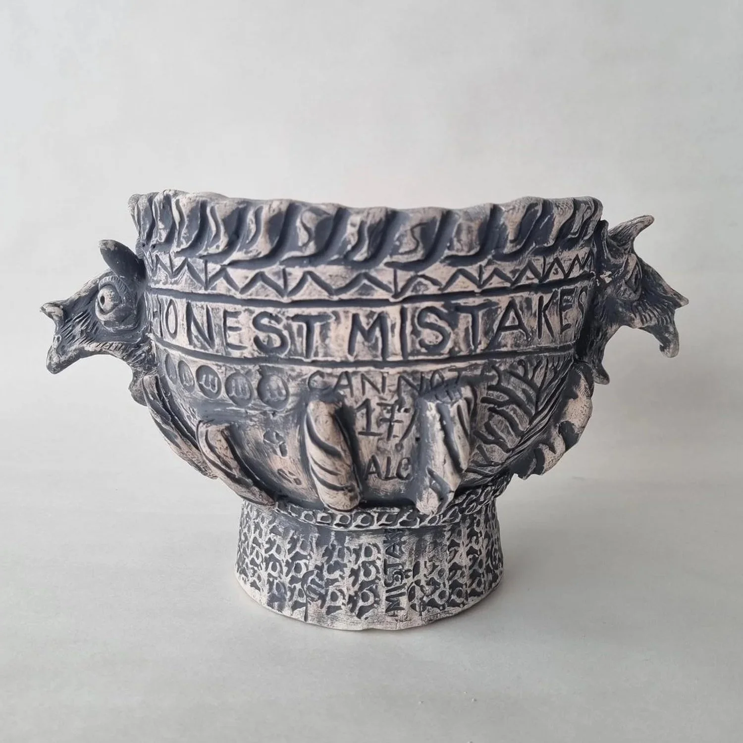 Honest Mistakes (2023) Stained Earthenware.