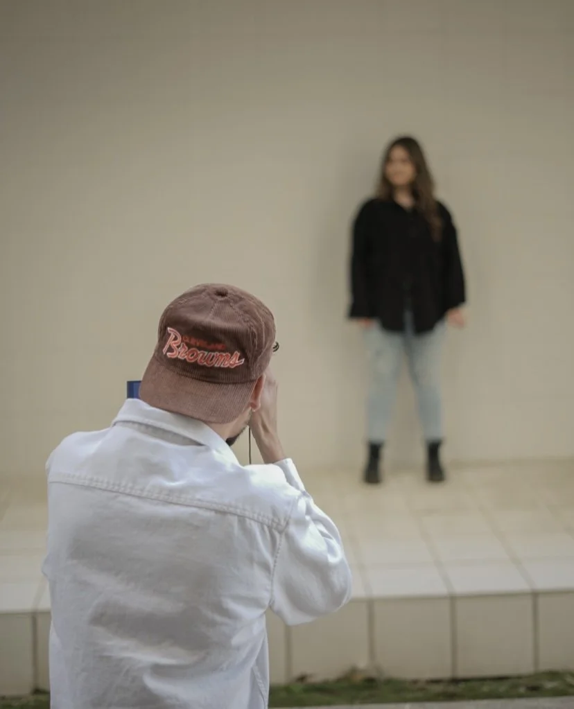 Diligent creative capturing content for a personal brand looking to grow their brand