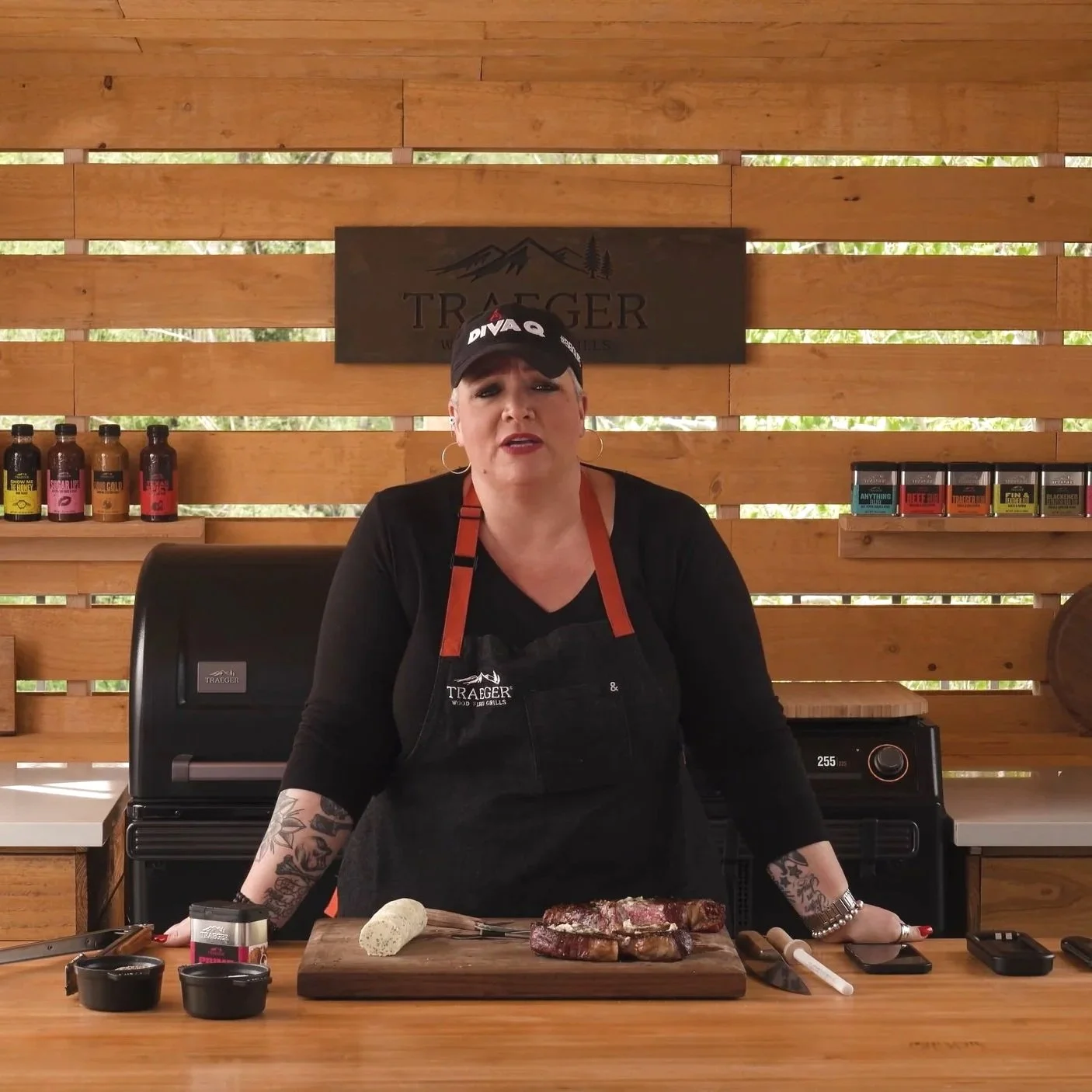 Diva Q X Traeger Grills