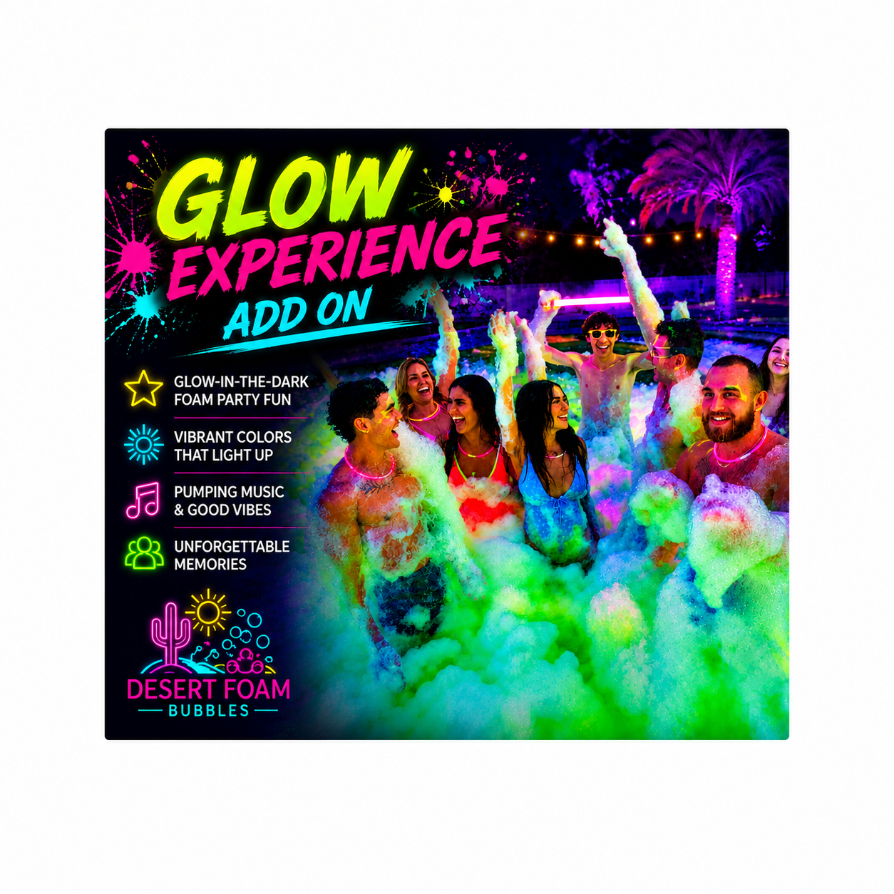 Glow Foam Experience Add-On