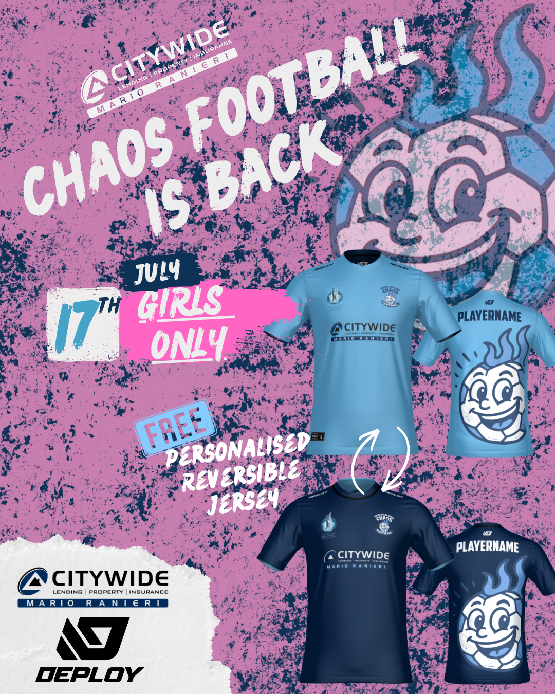 Citywide Chaos Cup - Girls Only