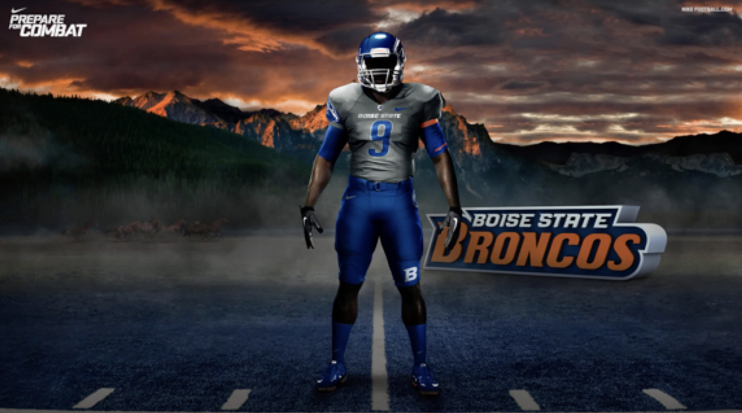Nike Pro Combat Rivalries - Boise State
