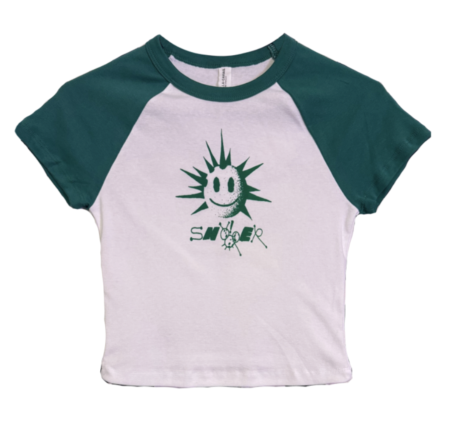 Spikey guy baby doll tee