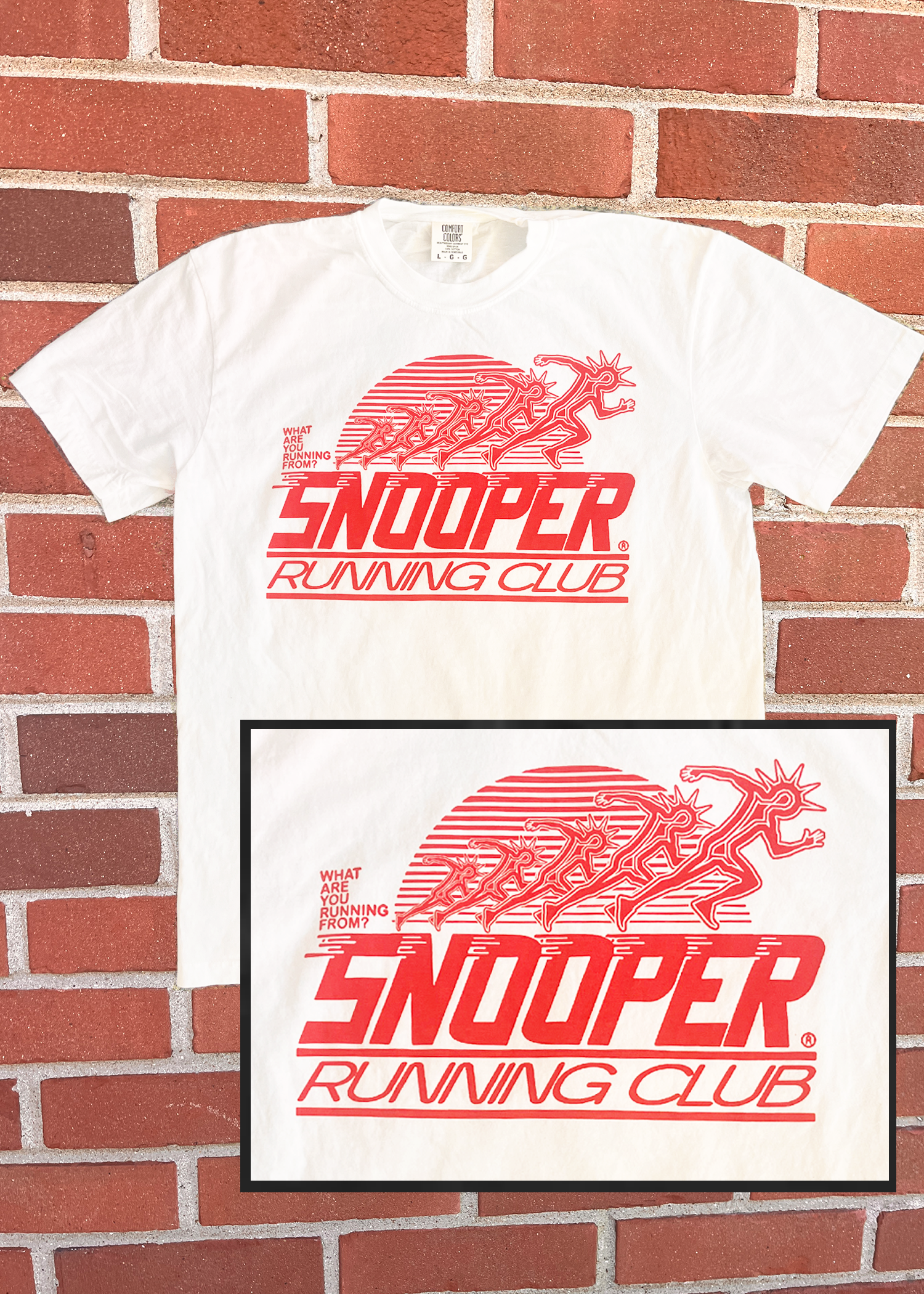 SNOOPER RUNNING CLUB TEE